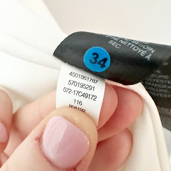 Chico's Size 1 Travelers Collection Textured Knit Bomber Jacket Women's Size Med - Picture 10 of 12